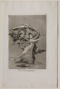 Caprichos: Du kommer inte att fly av Francisco de Goya