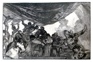 Klar fantasi, 1819-1823 av Francisco de Goya