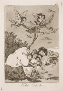 De kommer alla att falla ner av Francisco de Goya