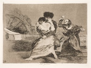 De kommer inte (9) av Francisco de Goya