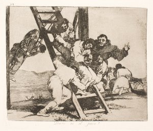 Den hårda vägen (14) av Francisco de Goya