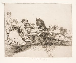 Det är dock värre (74) av Francisco de Goya