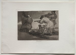 Disasters of War: Barbarians! av Francisco de Goya