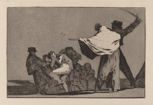 Disparat conocido (välkänd dårskap) av Francisco de Goya