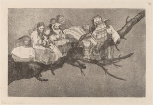 Disparate ridiculo (löjlig dårskap) av Francisco de Goya