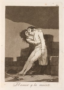Kärlek och död (Love and Death) av Francisco de Goya