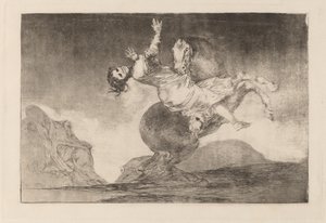 Raptorhästen (The Horse-Abductor) av Francisco de Goya