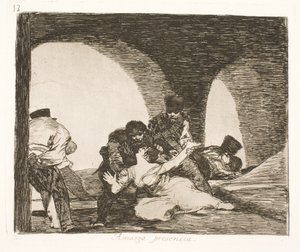En fruktansvärd död (13) av Francisco de Goya