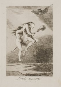 En stilig mästerlärare av Francisco de Goya