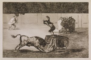 Ännu en galen handling på samma arena av Francisco de Goya