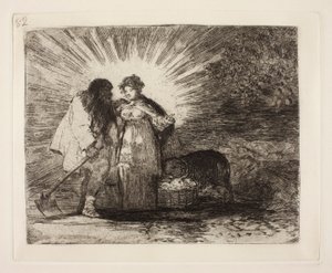 Svenska: The Disasters of War, skylt nr 82 av Francisco de Goya