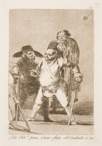 Finns de där? Så jag sa...Öh, var uppmärksam! Eller... av Francisco de Goya