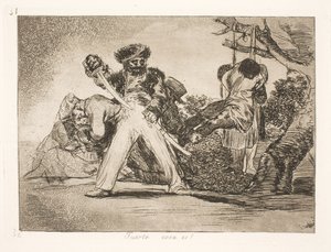 En bouppteckning (31) av Francisco de Goya
