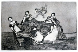 Kvinnlig gåta, 1819-1823 av Francisco de Goya