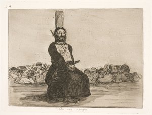 För knivens skull (34) av Francisco de Goya