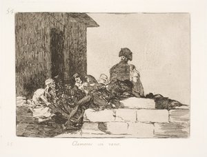 Fåfängt klagomål (54) av Francisco de Goya