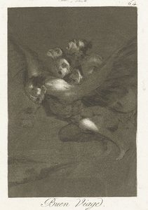 goda kungar Bra resa (titel på objekt) Los Caprichos (serietitel) av Francisco de Goya