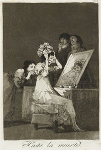 Hasta la muerte, 1799 (etsning, torrnål och akvatint) av Francisco de Goya