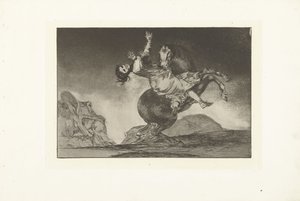 Kidnappningshästen El caballo rovfågel Los Disparates (The follies) (serietitel) Los Proverbios (Ordspråken) (serietitel) av Francisco de Goya