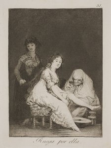 Hon ber för henne av Francisco de Goya