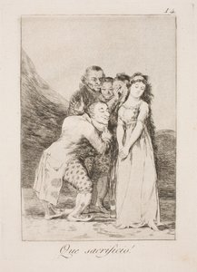 Vilken uppoffring av Francisco de Goya