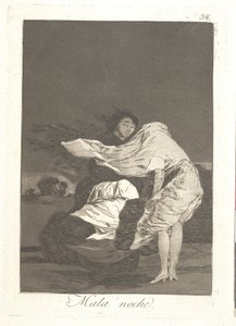 I nattens mörker av Francisco de Goya