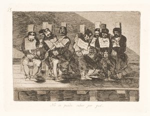 Ingen vet varför (35) av Francisco de Goya