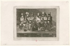 Krigets fasor, plansch 35: Man kan inte veta varför av Francisco de Goya