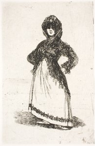 Maja, står av Francisco de Goya