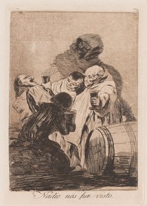 Ingen har sett oss, sent 18:e-tidigt 19:e århundrade (tryck) av Francisco de Goya