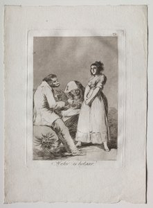 Ochenta Caprichos: Det är bättre att vara lat av Francisco de Goya