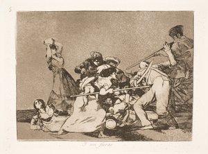 Och de är som raserier (5) av Francisco de Goya