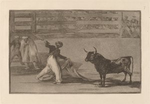 Harpunernas eller banderillaernas ursprung (Harpunernas eller banderillans ursprung) av Francisco de Goya