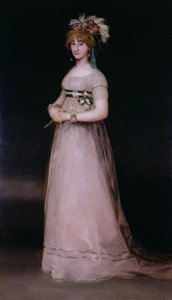 Porträtt av Maria Theresa de Bourbon y Vallabriga, grevinnan av Chinchon, ca 1801