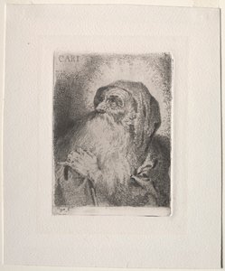 Sankt Franciskus av Paula (Caritas) av Francisco de Goya