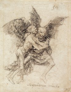 Se quieren mucho (De älskar varandra väldigt mycket) av Francisco de Goya