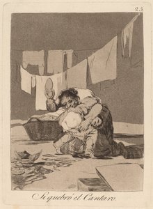 Om jag bryter potten (Yes I Broke the Pot) av Francisco de Goya