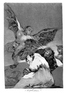 Svälj den, hund, 1799 av Francisco de Goya