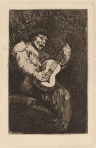 Den blinde sångaren av Francisco de Goya