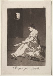 The Caprichos: Eftersom hon var mottaglig, 1799. av Francisco de Goya