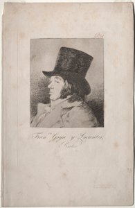 The Caprichos: Porträtt av Goya av Francisco de Goya