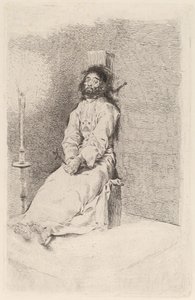The Garroted Man av Francisco de Goya