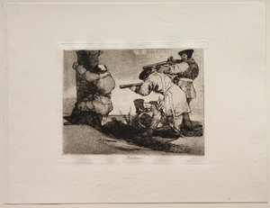 Krigets fasor: Barbarians! av Francisco de Goya