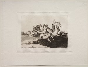 Krigets fasor: välgörenhet, 1810. av Francisco de Goya