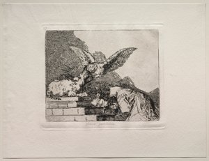 Krigets fasor: Feline Pantomime av Francisco de Goya