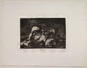 Krigets fasor: inte heller dessa. av Francisco de Goya