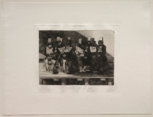 Krigets fasor: Man kan inte berätta varför. av Francisco de Goya