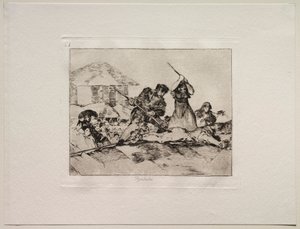 Krigets fasor: Rabble. av Francisco de Goya