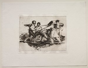 Krigets fasor: Rätt eller fel. av Francisco de Goya