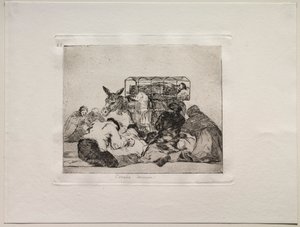 The Horrors of War: Strange Devotion!. av Francisco de Goya